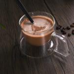 Coffee Cup With Handle - Heat Resistant Cold Double Wall Glass