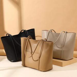 Ladies Luxury Large Capacity Handbags Genuine Leather