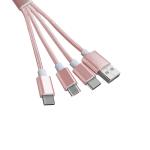 Phone Charger Cable (3 in 1 Fast Charging USB Cable)